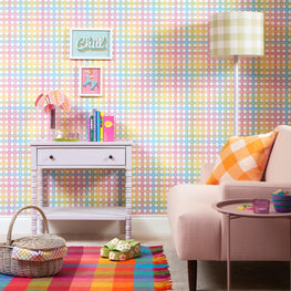 Brighten a room with dreamy pastel coloured wallpaper