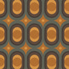 Thumbnail of Hornsea pattern wallpaper in earthy orange, pine and chocolate colourway