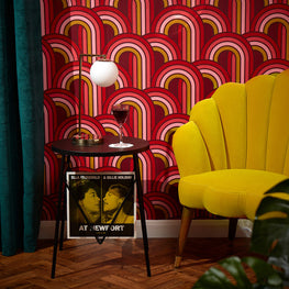 Geometric Arches & 1920s Glam | Art Deco Wallpaper