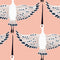 Peach Crane Wallpaper
