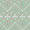 Green and Peach 60's Wallpaper
