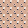 Vintage Floral Wallpaper in Peach