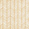 Mustard Herringbone Pattern Wallpaper