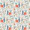 Fox Print Wallpaper