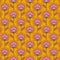 Happy Glamper Wallpaper in Clementine and Magenta