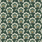 Happy Glamper Wallpaper in Dark Forest, Sage and Sand