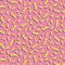 Move To The Music Wallpaper in Grapefruit and Fluorescent Yellow