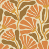 Thumbnail of matisse pattern wallpaper in earthy orange, toffee and mustard colourway
