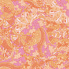 Thumbnail of contemporay 70s, mehndi design wallpaper in hot pink and orange colourway