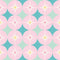 Starstruck Wallpaper in Candy Floss and Mint Milkshake