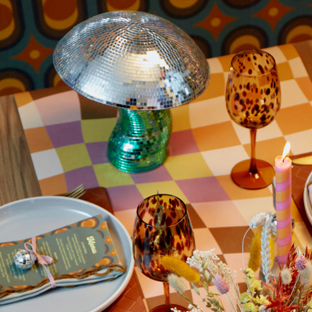 Checkity Check Check Wallpaper in Retro Tones Table scape 2_0343_Temp.jpeg__PID:0c3fc0bd-a0a5-4f33-beba-21f7460e69a3