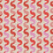 The Hippie Shake Wallpaper in Vintage Pink and Poison Apple